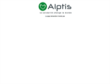 Tablet Screenshot of emplois.alptis.org